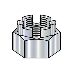 Low Carbon Steel Zinc Castle Nuts
