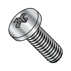 Steel Nickel Phillips Pan Head Machine Screws