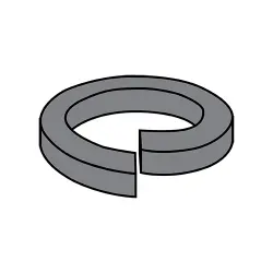 Steel Plain High Collar Split Lock Washer