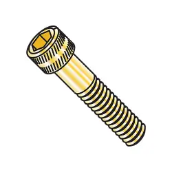 MS16997 Socket Cap Cad Yellow Screws