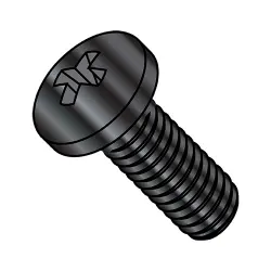 Steel Zinc Black Phillips Pan Head Machine Screws