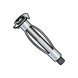 Long Hollow Wall Anchors Zinc