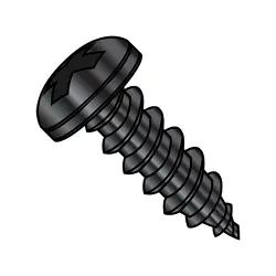 Steel Zinc Black Phillips Pan Type-A Self-Tapping Screws & Sheet Metal Screws