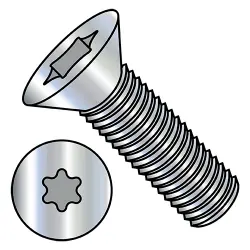 Steel Zinc ISO 14581 Flat Six-Lobe Metric Machine Screws