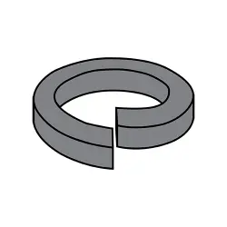 Steel, Plain Finish Heavy Split Lock Washer