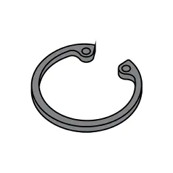 Steel Phosphate Coated Internal Retaining Rings