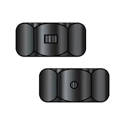 Steel Black Oxide Reversible Hex Lock Nuts 2-Way