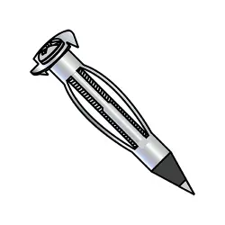 Hollow Wall Anchors Drive Zinc