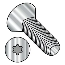 Six-Lobe 18-8 Stainless Steel DIN 7500M Flat Screws