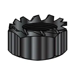 Steel Black Oxide Regular Pattern Nuts