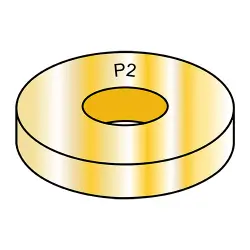 For Gr-5 & Gr-8 applications, Zinc Yellow Thru-Hardened Steel S.A.E. Flat Washers and Burrs