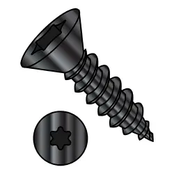 Six-Lobe 82° Flat Type-AB Self-Tapping Screws & Sheet Metal Screws