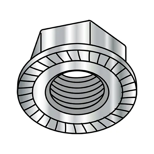 DIN 6923 Sechskantmutter mit Flansch A2 M 10